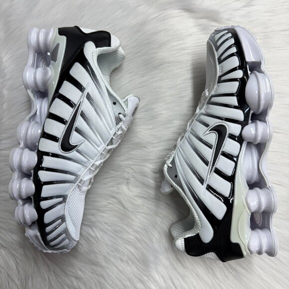 Nike Shox TL White Platinum Mens Running Shoes AV3595-102 VNDS Sz 10 main image 4